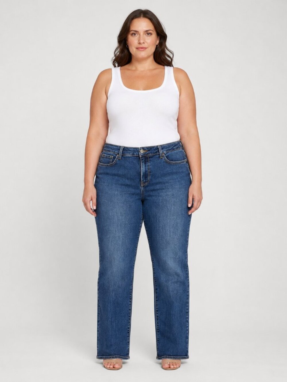 NYDJ Marilyn Straight Jeans Women’s Size 16 Lift Tuck Dark Wash